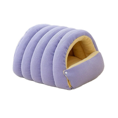 Indoor Cat Bed – Cave Style Cozy Hideaway with Removable Washable Cover & Anti‑Slip Base