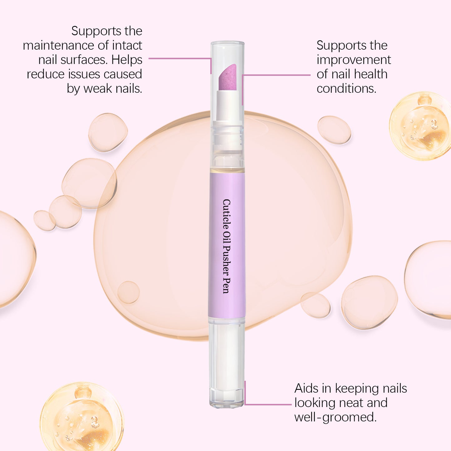 Cuticle Oil Pen and Pusher