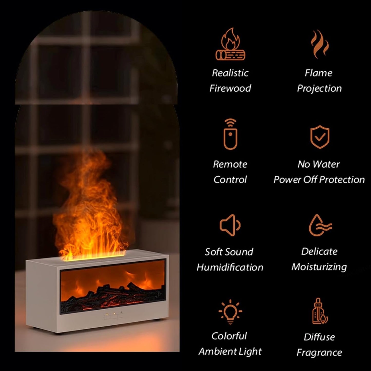 Fireplace Flame Diffuser Humidifier™
