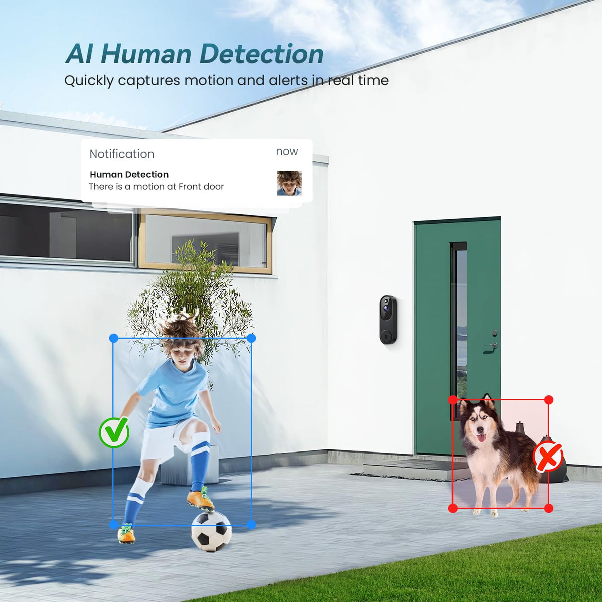 Smart Wireless Wifi Doorbell Camera Phone Door Ring Video Intercom Security Bell