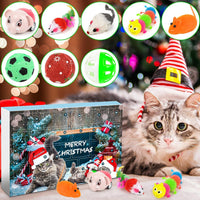 Cat Advent Calendar 2025 – 24pcs Christmas Toys for Cats