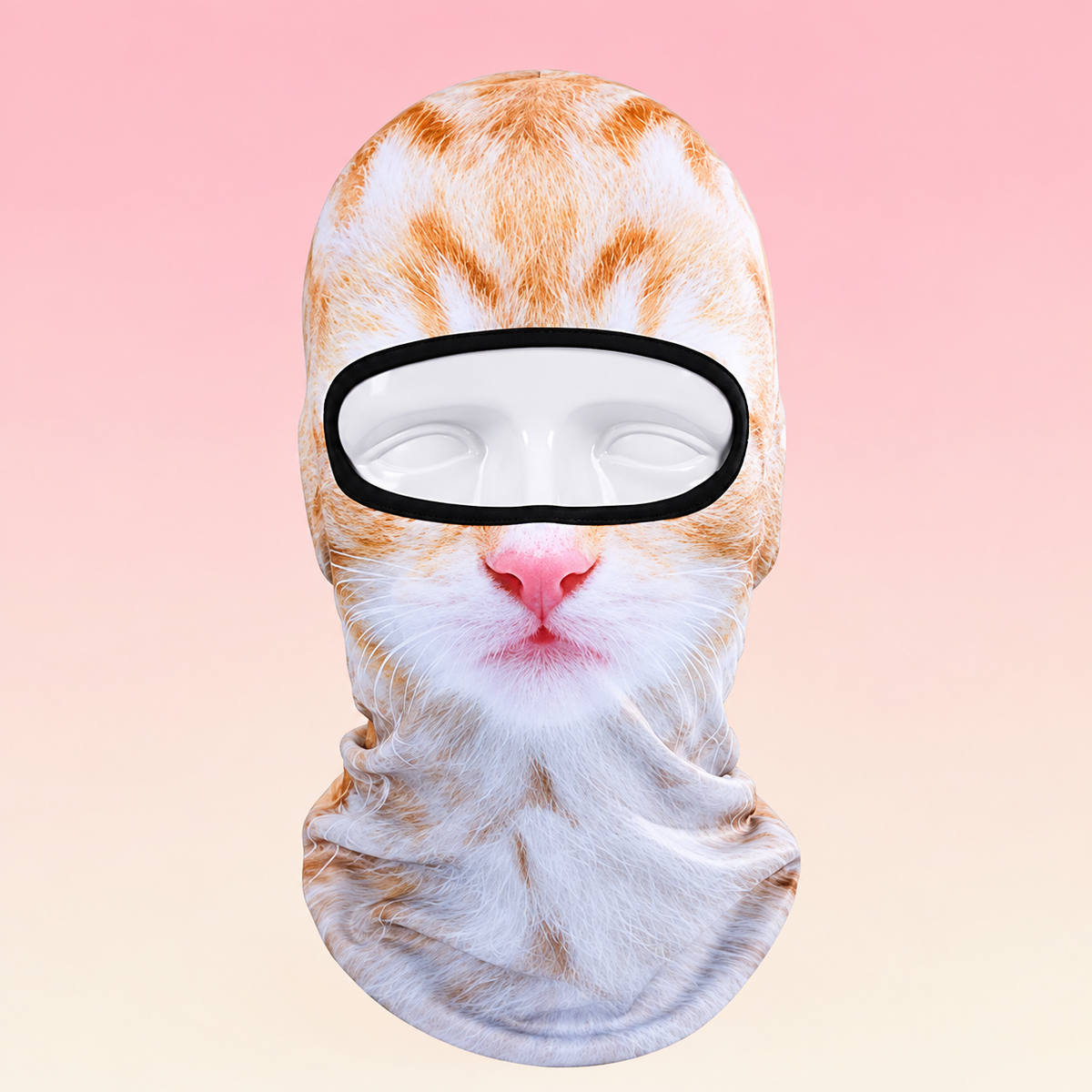 3D Cat Winter Outdoor Mask