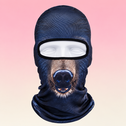 3D Cat Winter Outdoor Mask