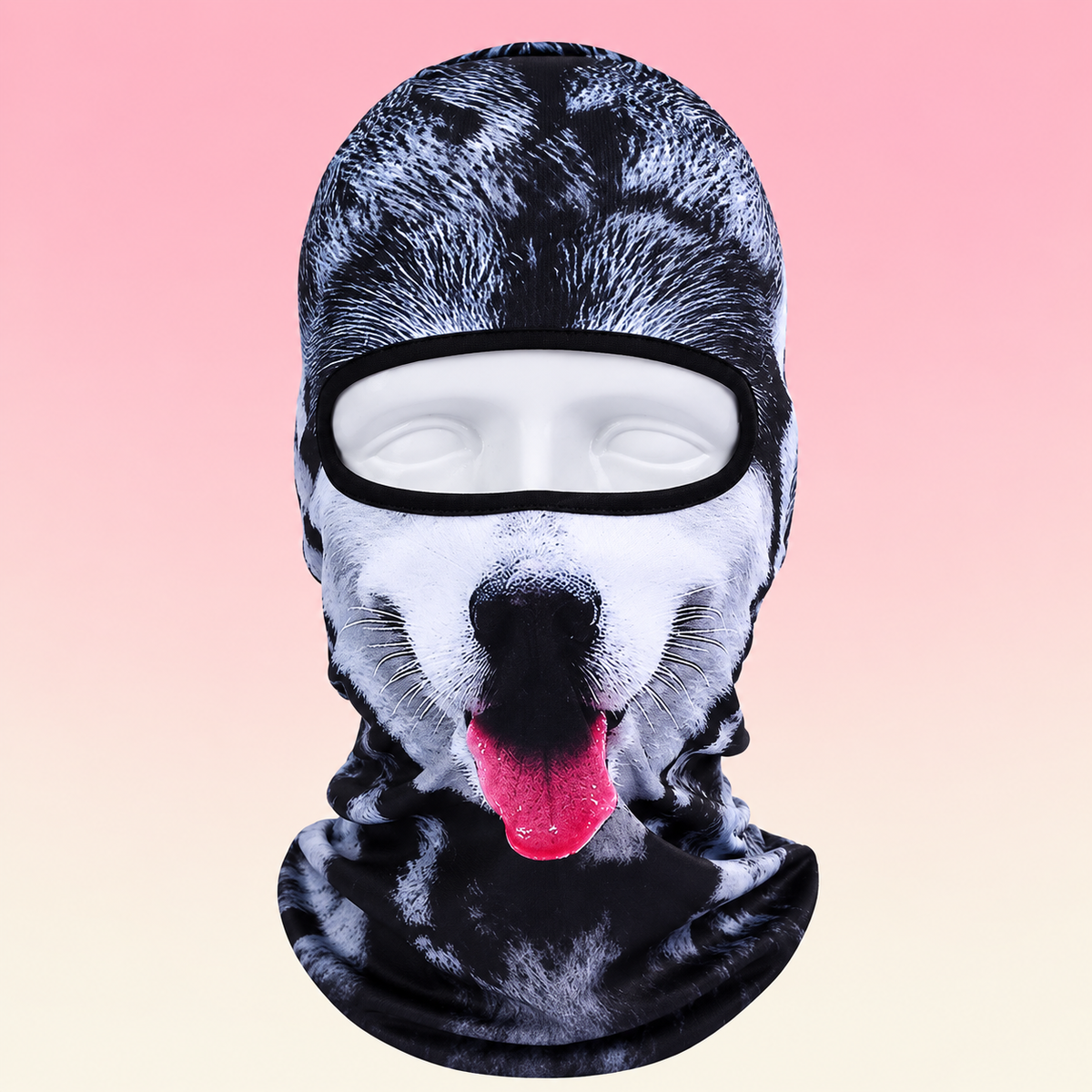 3D Cat Winter Outdoor Mask