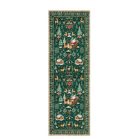 Long Christmas Reindeer & Trees Runner Mat
