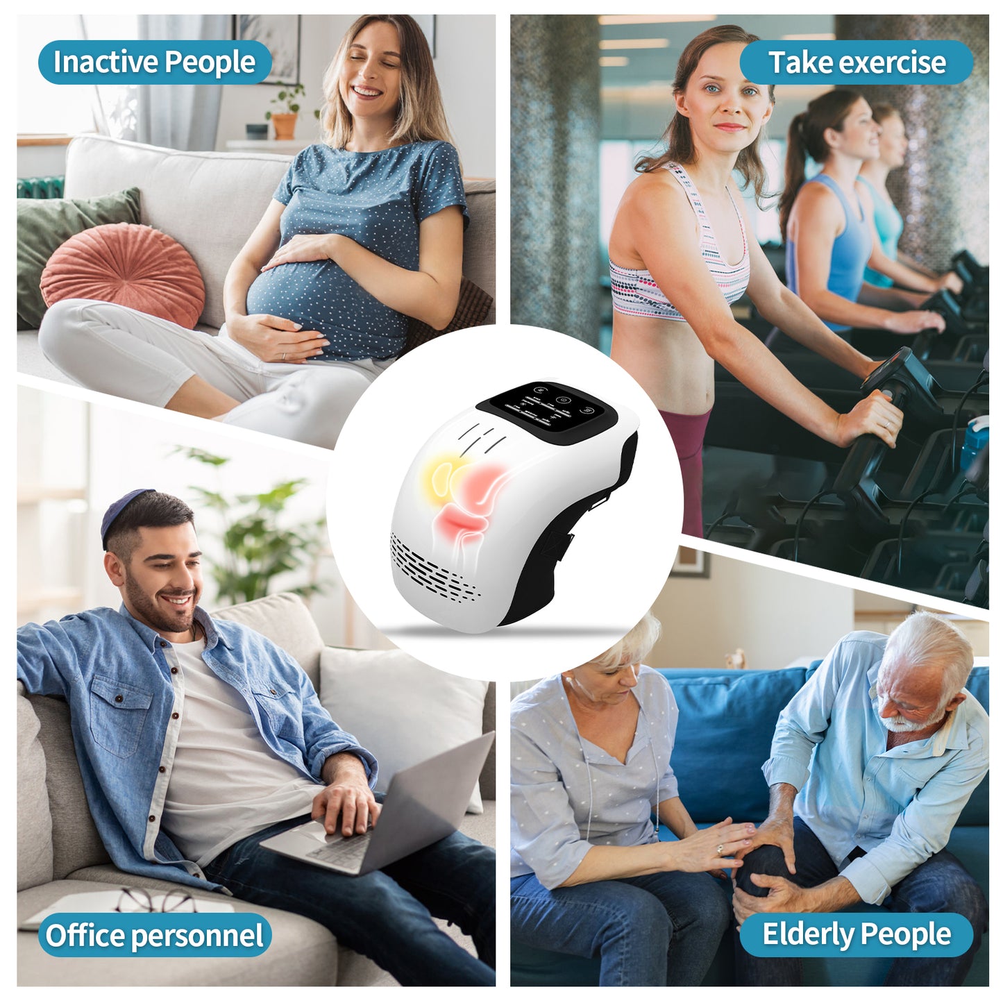 Herorelic Intelligent Knee Pain Relief Massager