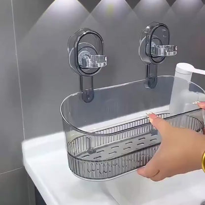 Luxurious Non Drill Bathroom Shelf Rack